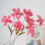 Silk fabric lily wedding road guide home living room decoration artificial
