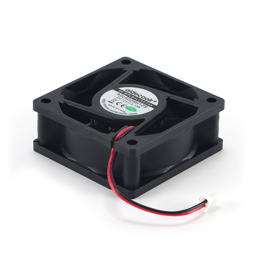 DC 12V 24V Computer Cabinet Cooling Fan 60x60x25mm 4000RPM Flange Mount