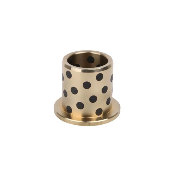 CuSn7ZnPb machined bronze flange bushing for industrial use