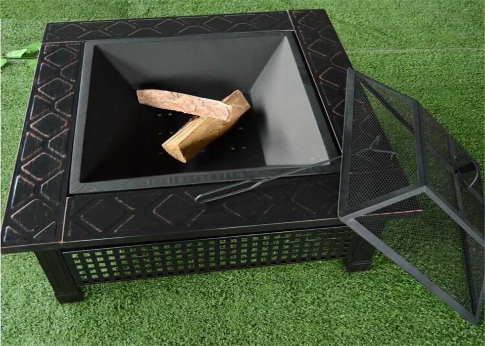Villa country yard 34 inch wood fire pit fireplace needfire fire grill charcoal BBQ grill