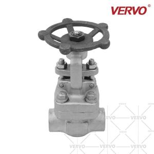 China Industrial Gate Valve ISO 15761 Industrial Valves Forged Steel Stainless Steel F304 316L 0.5 Inch Gate Valve 800lb SW wholesale