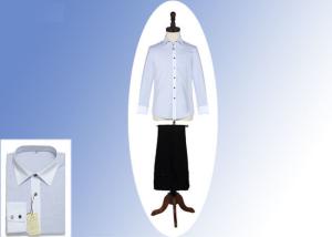 China Casual Corporate Office Work Uniforms , Durable Men's Long Sleeve Business Shirts wholesale