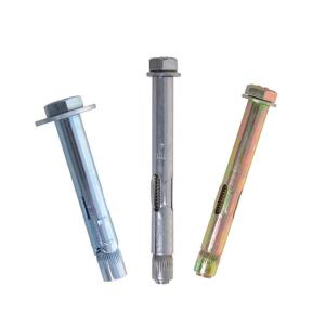 China Yellow 10mm Mechanical Concrete Expansion Anchor , Anchor Fastener Bolt wholesale