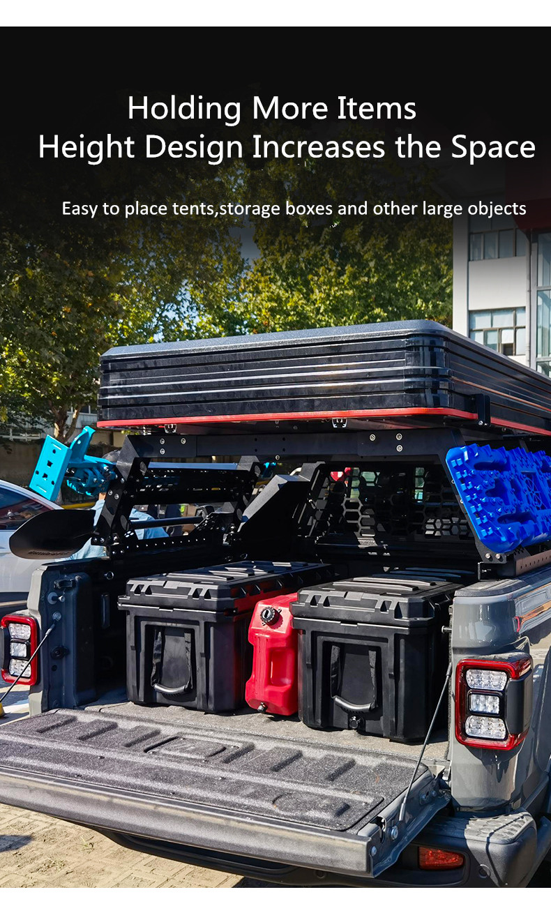 Universal Sport Roll Bar for Jeep Gladiator Directly Adjustable Pick Up Truck Bed Rack