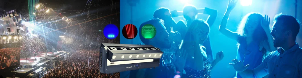 LED Wash Laser Spot Stage Light With Wash Lasers Lighting Spot Projection Multifunctional Hallbar Slow Roll Performin