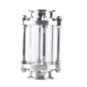 China Sanitary Stainless Steel 316/304 Pipe Fittings Tri Clamp Straight Tubular Sight Glass wholesale