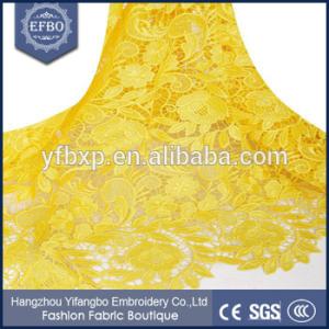 China 2016 51-52&quot; wholesale french guipure lace fabric for wedding / garment / suit wholesale
