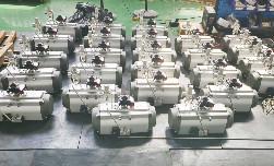 China AT series pneumatic actuator double effect simple effect pneumatic drive wholesale