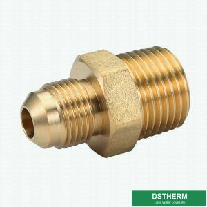 China 45 Degrees Brass Flared Fittings Male Thread Reducer Coupling C37700 wholesale