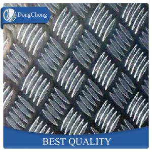 China 2mm Anti Skid Aluminium Checker Plate , 3 Bar Alloy Chequer Plate 1050 wholesale