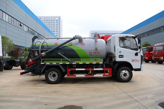 Cheapest Mini 4*2 4000 Liters Vacuum Truck Sewage Suction With Pump