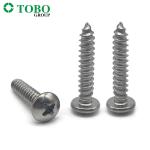 Iso1483 Din7973 Stainless Steel Brass Slotted Oval Head Self Tapping Screw