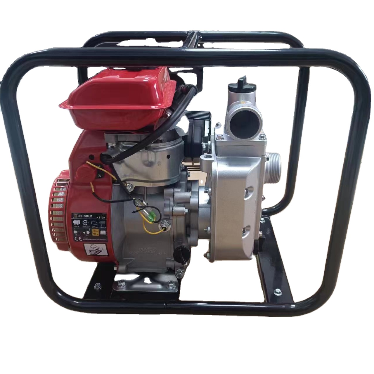 3600 Rated Speed KZ10H Portable Water Pump with High Pressure Gasoline Engine from OEM