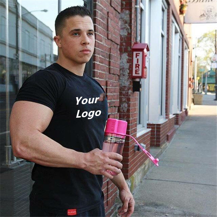 Men's T-Shirts Printed Custom Sublimation Gym Sport Oversized Tee Blank T Shirt