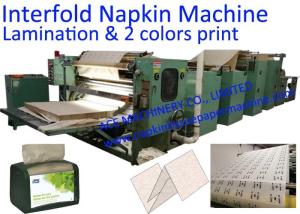 China 230x250mm Two Colors Printing V Fold Hand Paper Towel Machine on sale