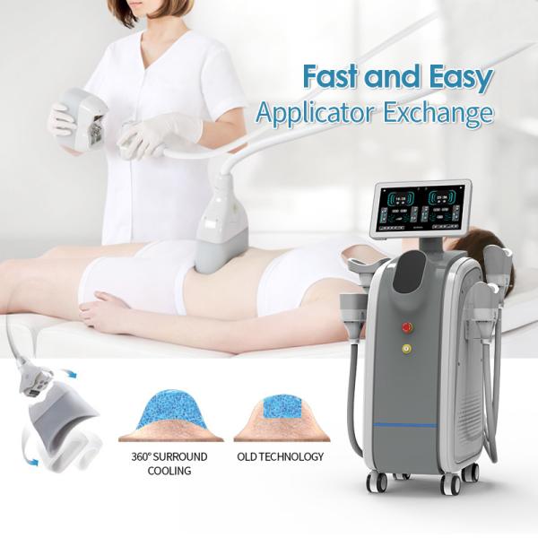 Ce Approved Cryolipolysis Slimming Machine Five Handpieces 360 Degree Weight