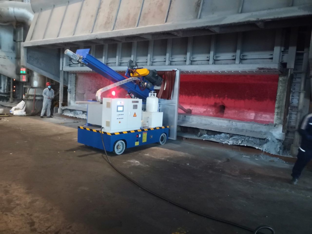 300W Motor Power Flux Injection Machine Maximum Furnace Time 90min