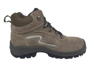 China Coated Suede Leather Safety Shoes , Mens Waterproof Work Boots Safety Rating S1P wholesale