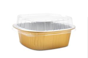 China 650ml square aluminum foil sealed box wholesale