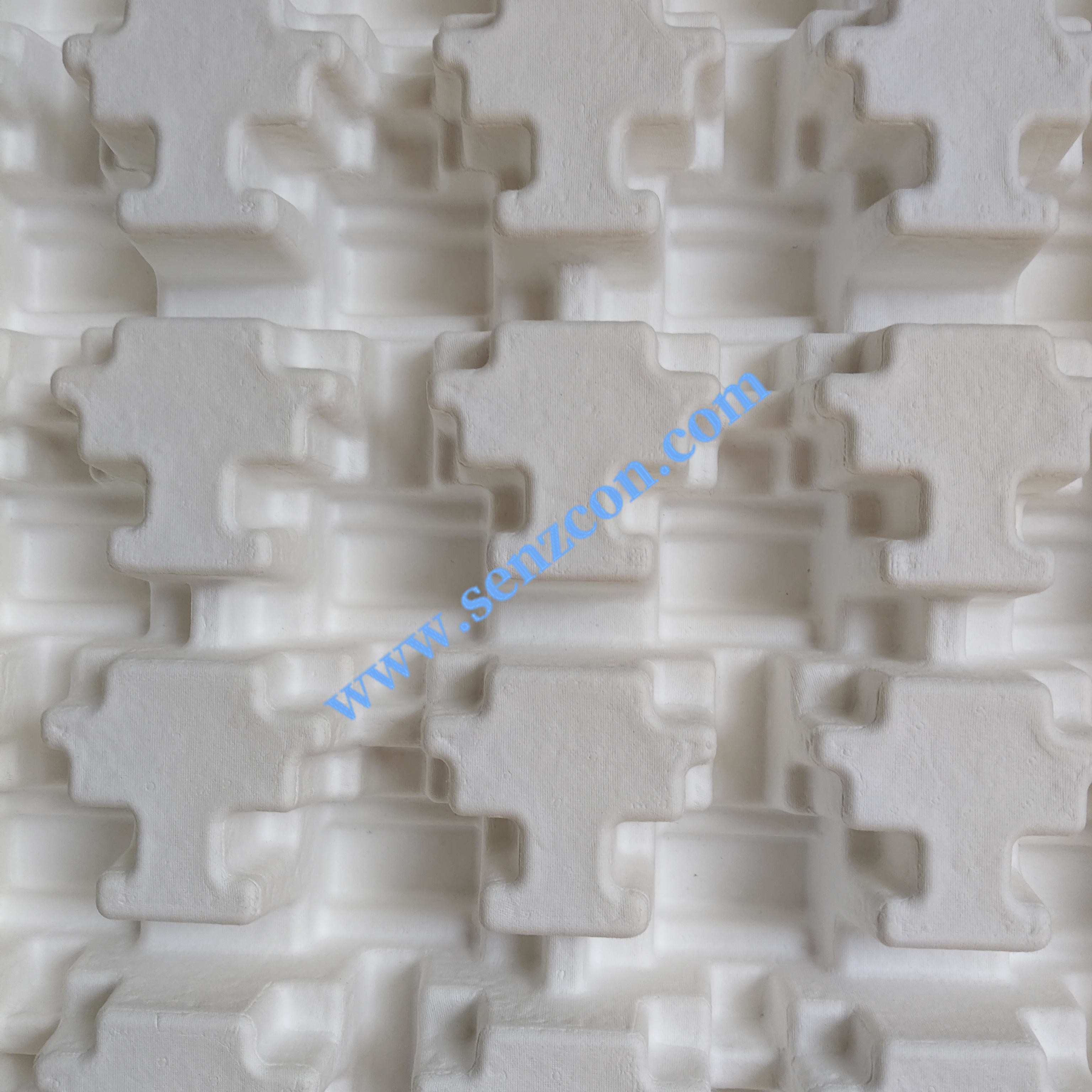 Factory OEM hardware parts, pulp molding, made of plant fiber (sugarcane pulp), dry pressing, environmentally friendly and biodegradable.