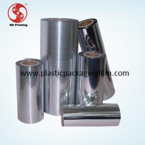 China Silver Metalized Polyester Film , Thermal Lamination Film Gravure Printing Available wholesale