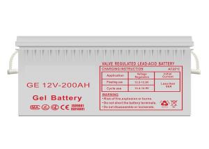 China Sealed Gel Solar Battery 12V 200AH , Rechargeable Gel Battery wholesale
