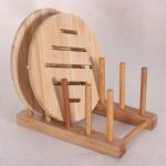 Kitchen Wooden Plate Display Rack