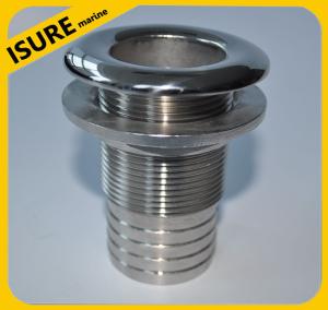 China Stainless Steel Covered Thru-Hull Bilge Pump Hose Fitting for Boats wholesale