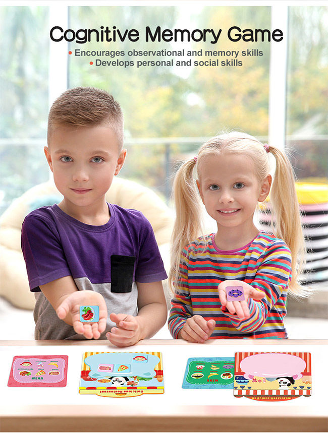 Memory Matching Game Delicious Restaurant Role-Playing for Families & Kids Find Food Quickly and Match List 0