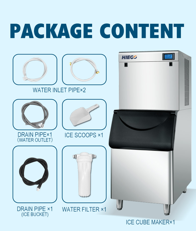 Air Cooling Automatic Ice Machine 500Kg Stainless Steel Commercial Ice Ball Maker