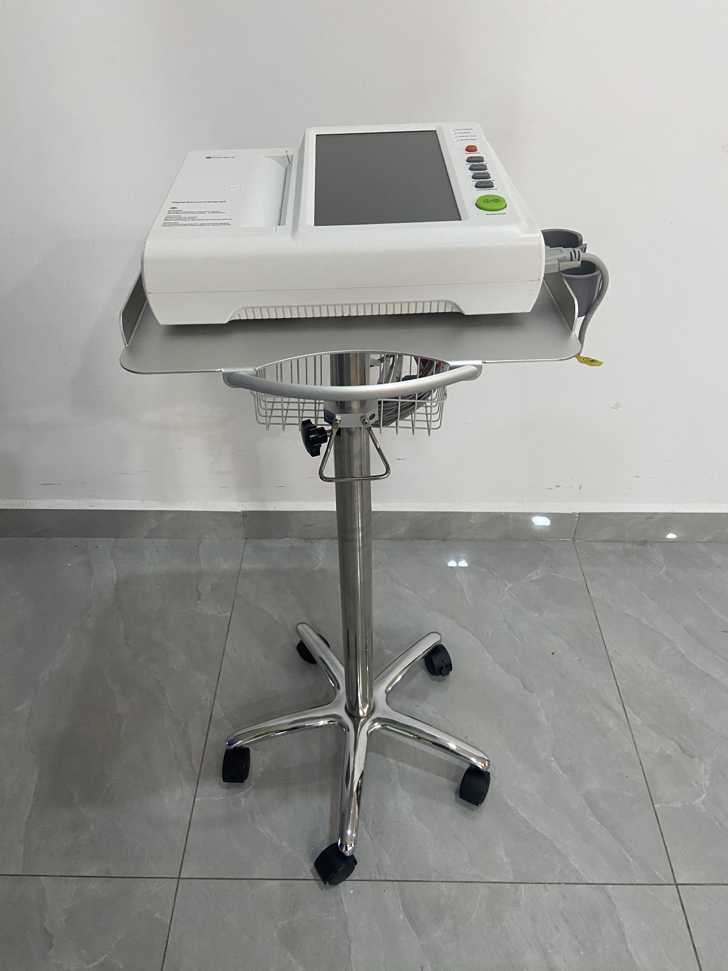 New arrivals medical ECG/ultrasound machine portable trolley mobile cart