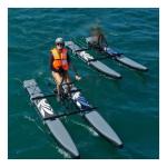 2024 Water Bike for Leisure Foot Pedal Boats Customized Color and Outdoor Design