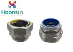 Hexagonal Male Flexible Metal Hose Fittings , Waterproof Conduit Fittings