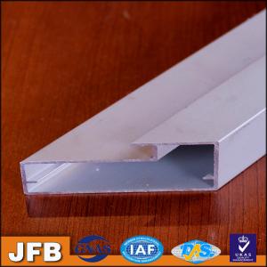 China Item L01 3000meters anodized silver suface accessory/industrial kitchen cabinet door aluminium profile extrusion wholesale