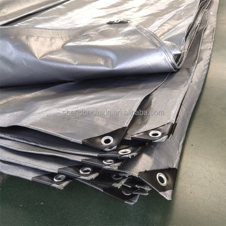 Waterproof Stripe Style PE Tarpaulin Industrial Multi Purpose Moisture Proof SunProof