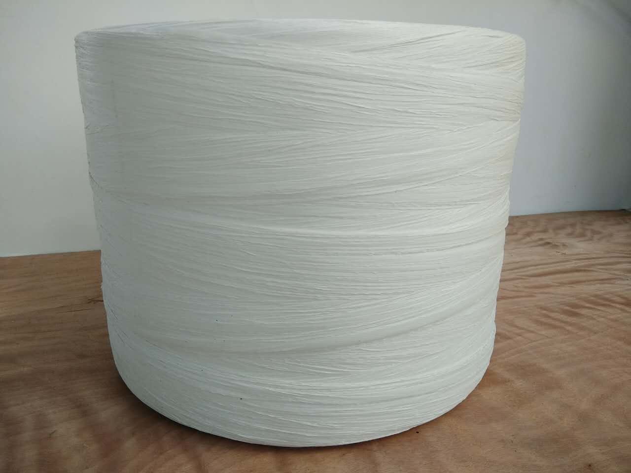 Fibrillated Split Film PP Filler Yarn Polypropylene Filler In Jumbo Spools