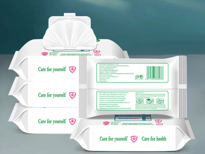 75 Percent Alcohol Wipes 60-100pcs/barrel ISO CE FDA Approved