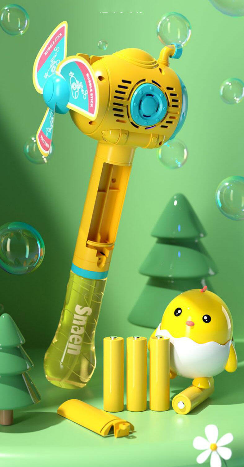 Light and Sound Musical Bubble Wand Bubbles for Kids Durable Automatic Blower Toys
