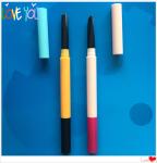 OEM professional customized ABS eyebrow pencil, waterproof long lasting cosmetic