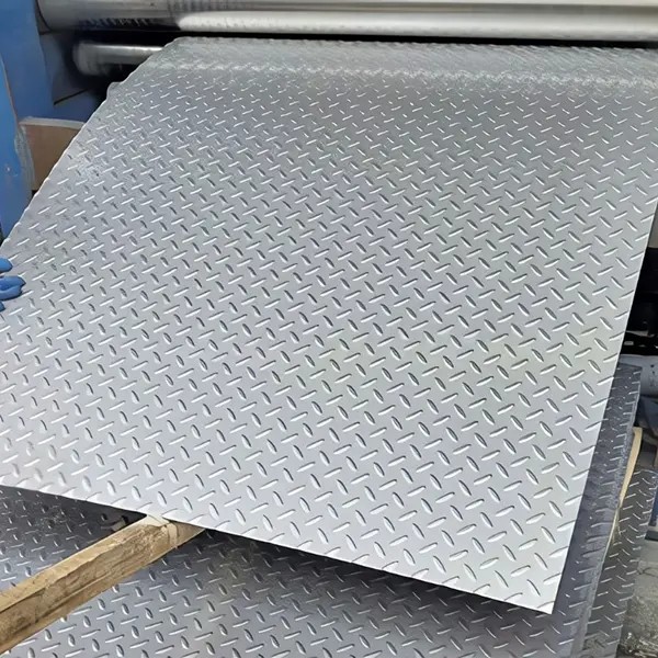 201 304 316 2b Finish Checkered Stainless Steel Sheet 1000mm Width cold rolled