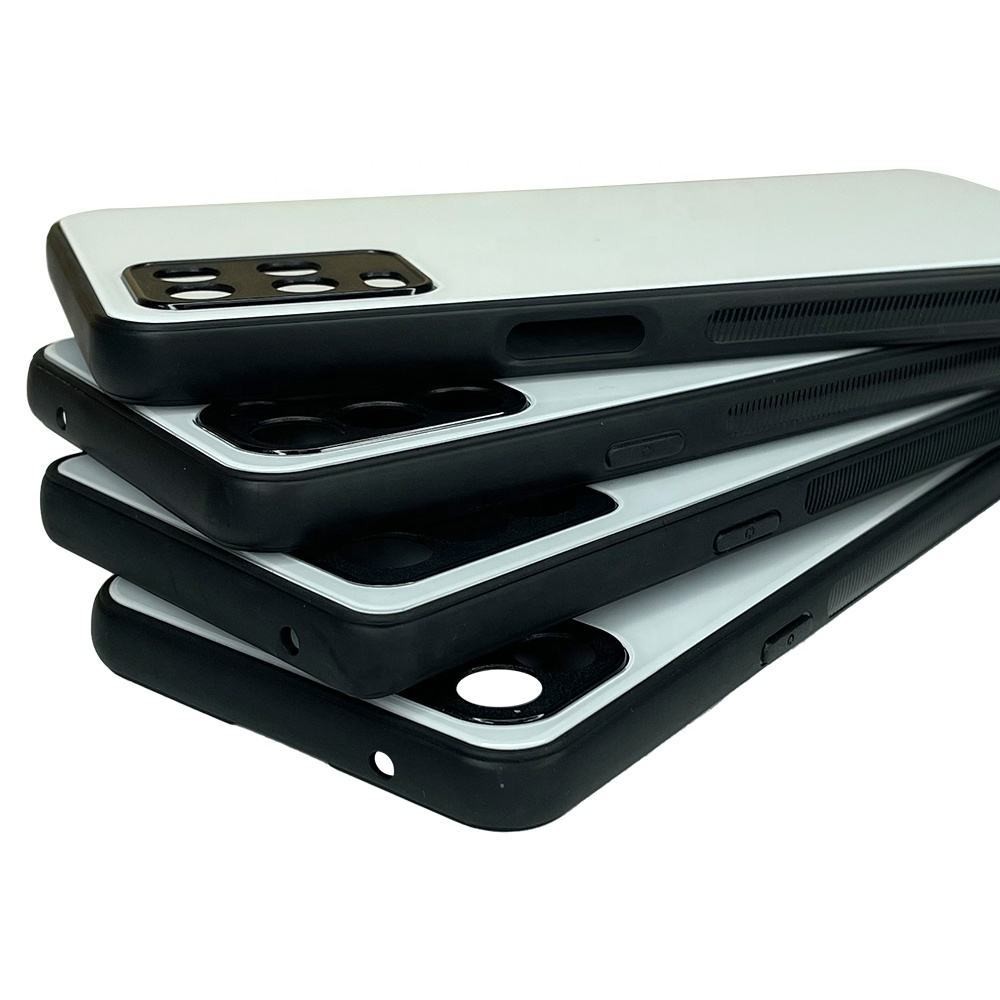 2D Blank Sublimation Glass Phone Case Custom Tempered Glass Sublimation Phone Cases Blanks