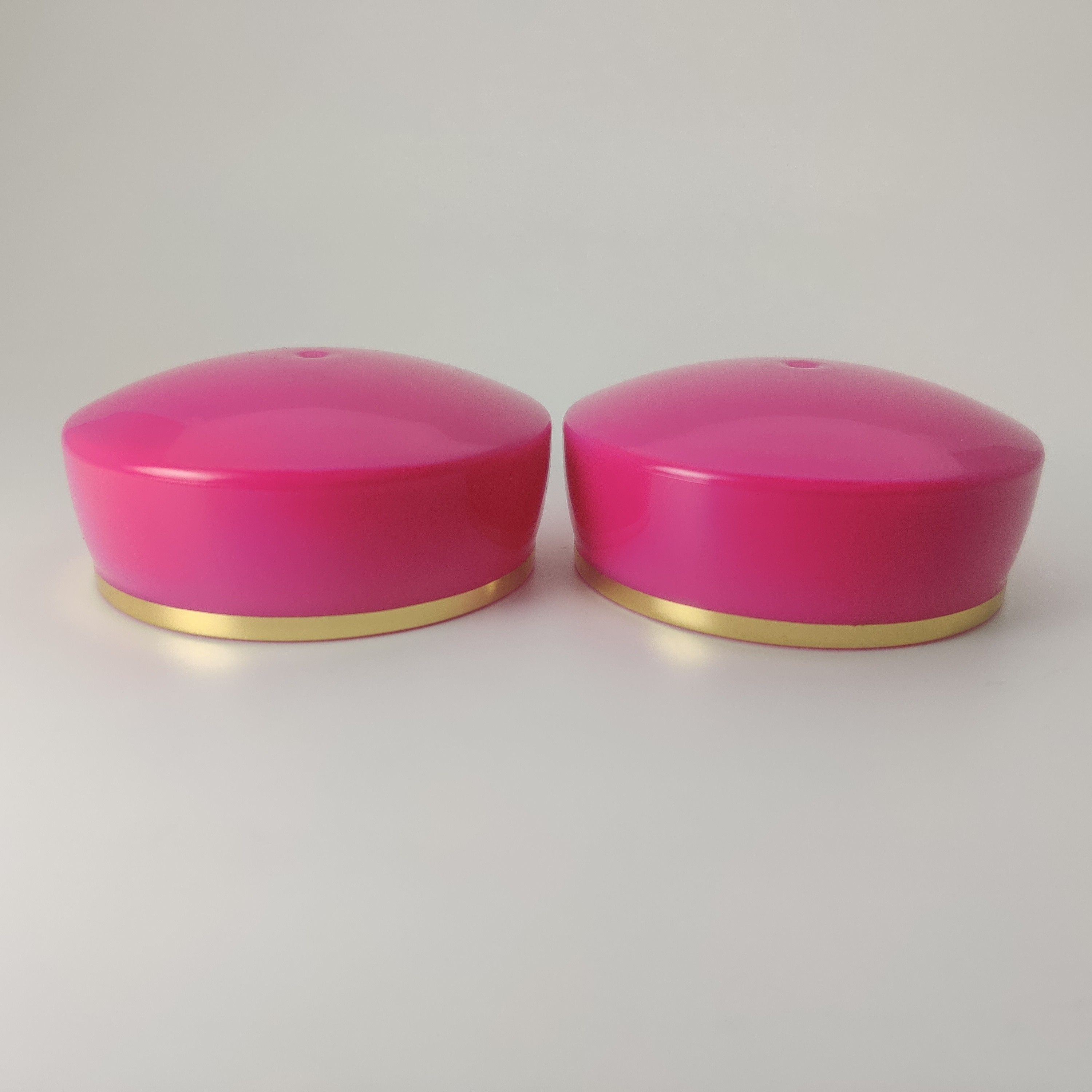 Electroplating 53/410 Plastic Jar Lid With Golden Side