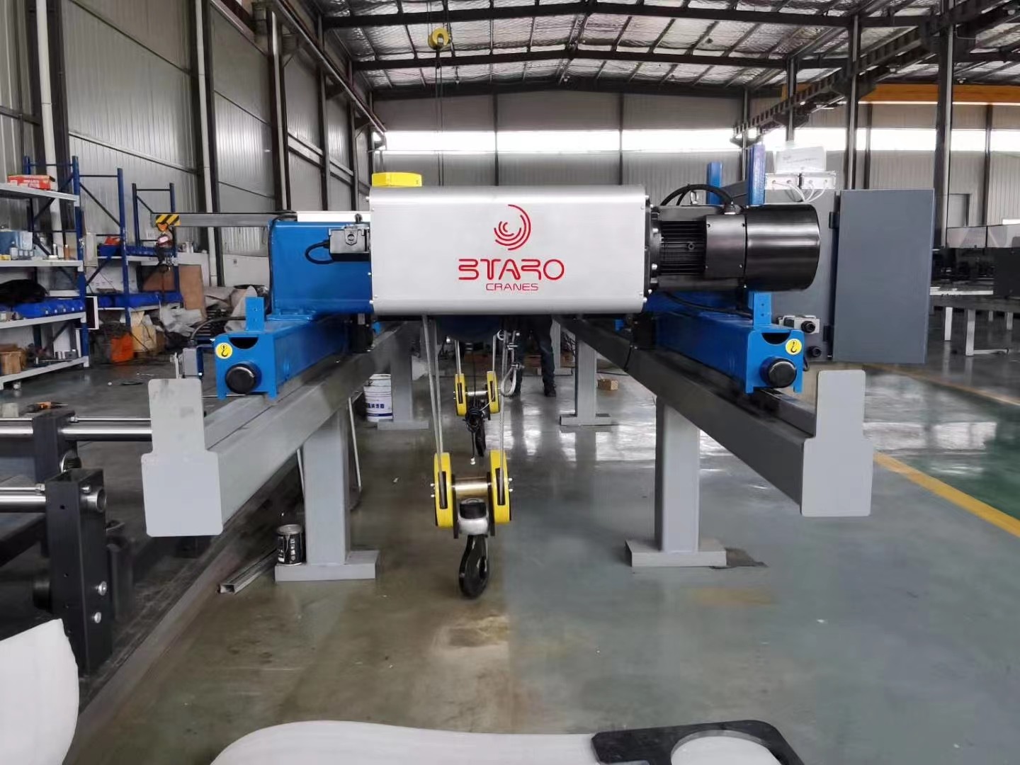 1-20 Ton Electric Wire Rope Hoist CE ISO Certification For Lifting Hauling Loading
