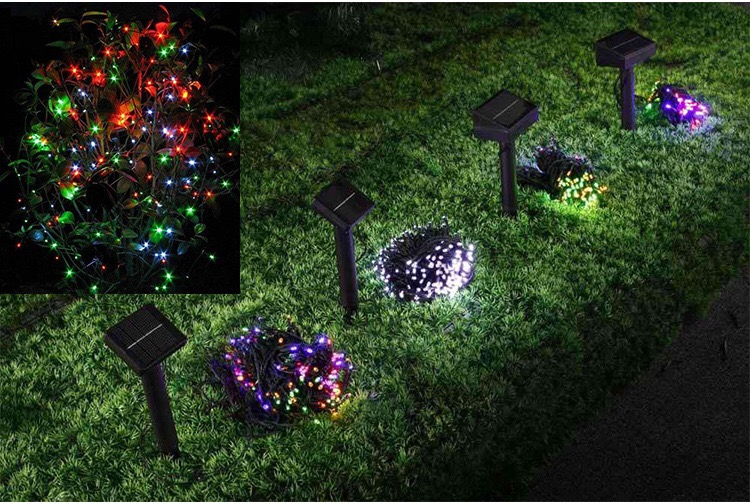 Flower String Lights for Bedroom Cherry Blossom String Lights 8 Modes 50 LED Solar Powered String Lights Fairy Hanging Decor