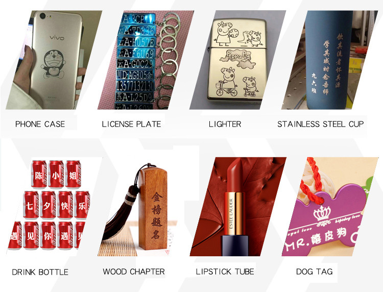 20W fiber laser engraving marking machine for metal and plastic