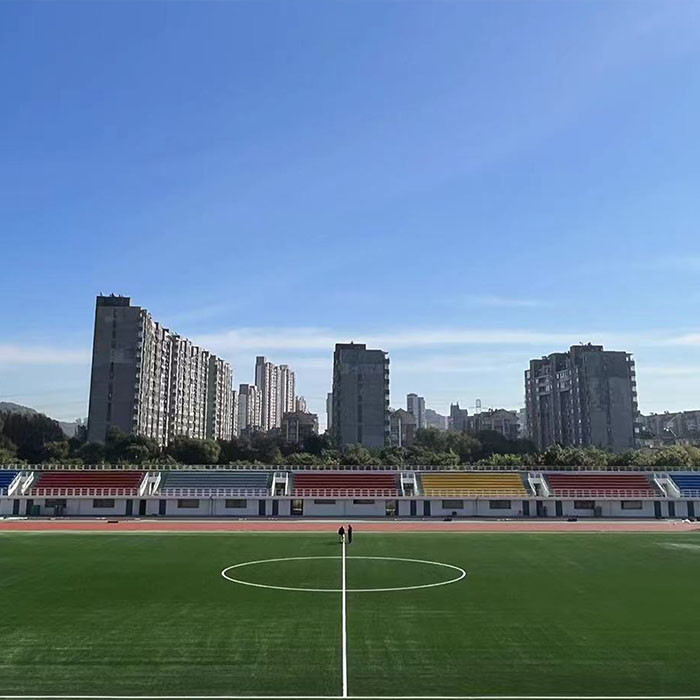 55mm 160 Stitches/M Football Artificial Turf High Performance UV Resistance Artificial Turf Certified By FIFA