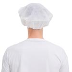 Restaurant Hospital Non Woven Bouffant Cap 21'' Workshopping