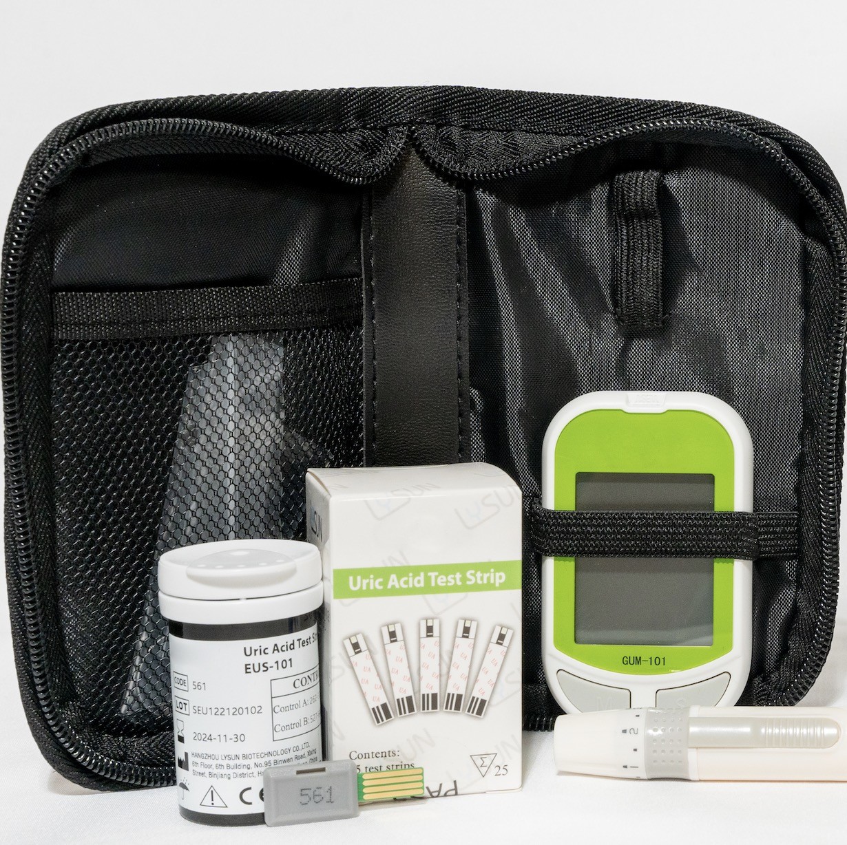 HZ GUM-101: Reliable Blood Glucose/Uric Acid Testing At Your Fingertips