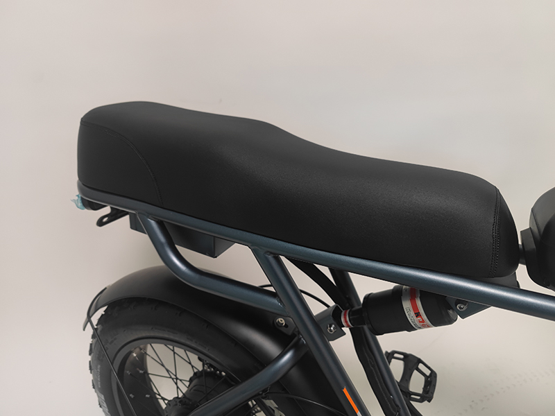 Electric Fat Tire Bike Full Suspension 33Ah Lithium Battery Retro eBike 1000W Hub Motor Bicycle with Steel Frame Material