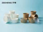 210gsm Disposable Paper Bowls With Lids Eco Friendly